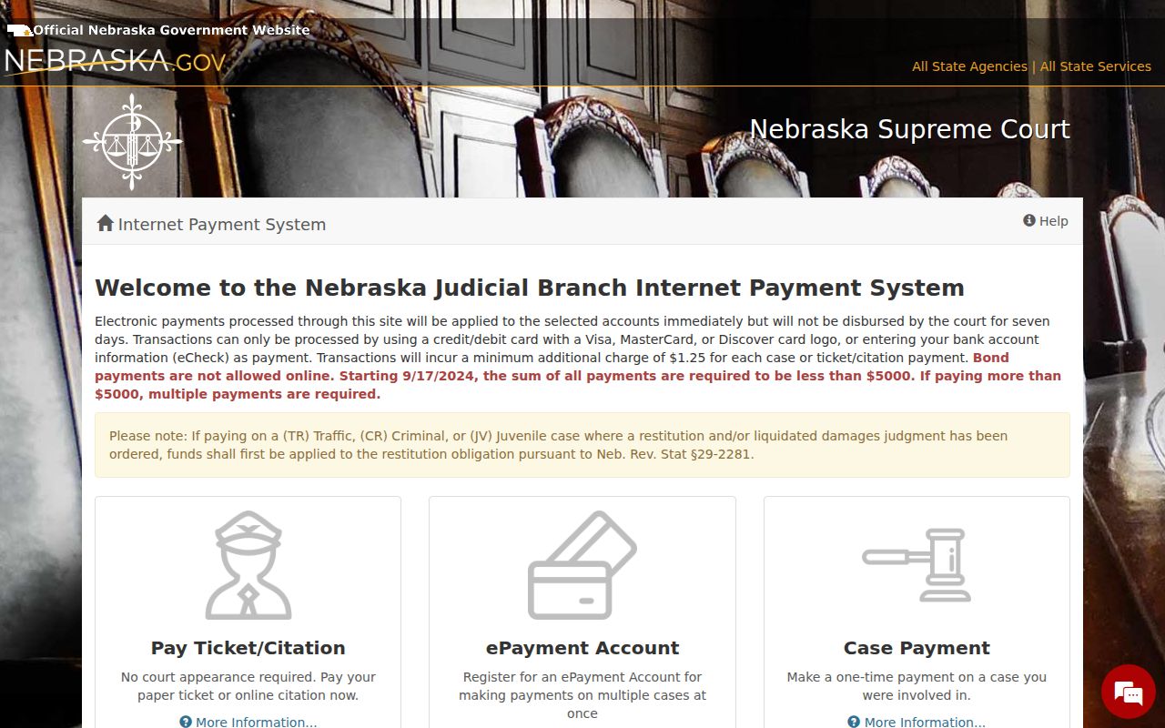 Platte County traffic court ePayments citation payment information